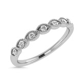 Diamond 1/10 Ct.Tw. Stack Band in 14K White Gold